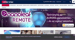 Desktop Screenshot of ledaruhaz.hu